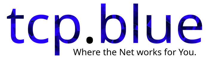 tcp.blue Where the Net works for You.